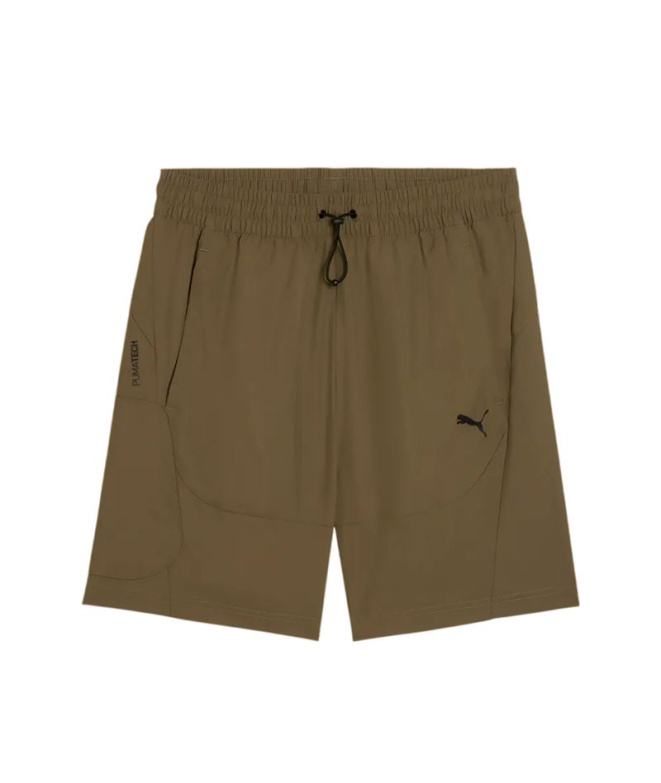 Pantalon cargo tissé Puma Tech, vert loden, Homme