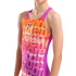 Maillot de bain multicolore Arena Natation Enfant rose / très