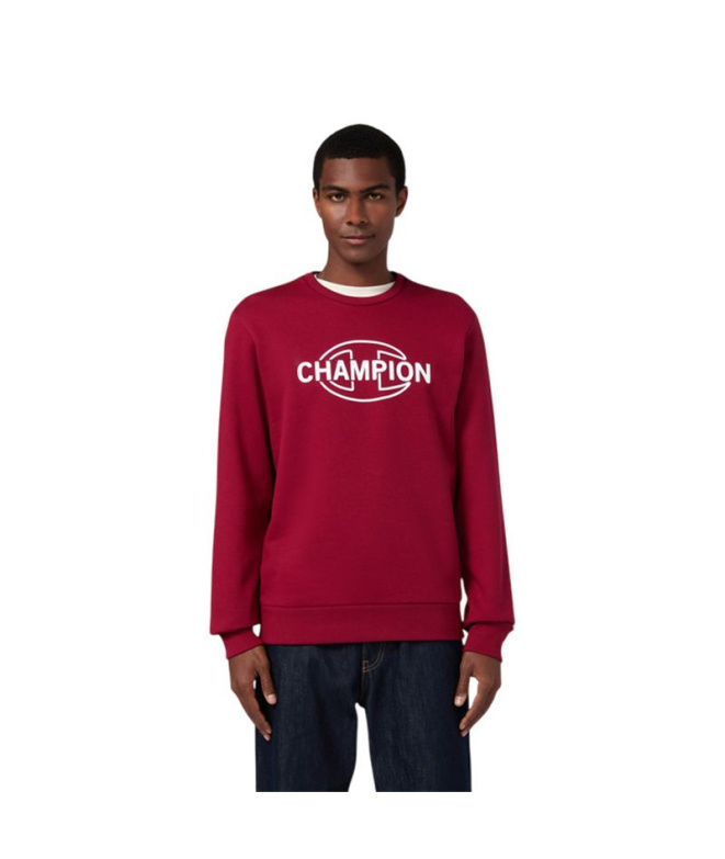 Moletom Homem Champion Graphic Shop na cor vinho
