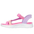 Sandálias Skechers Go Walk Flex - Modelo Slip In Menina em Tela Multicor