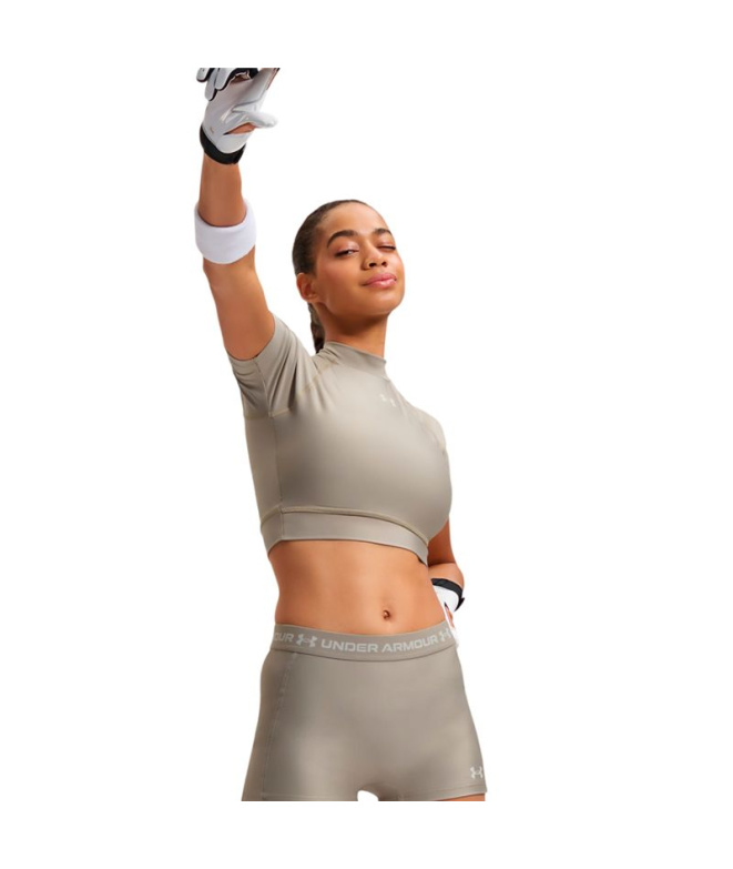 Calça Fitness Mulher Under Armour Heatgear marrom