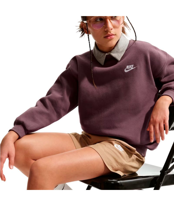 Moletom Infantil Nike Sportswear Club Fleece...