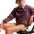 Moletom Infantil Nike Sportswear Club Fleece tamanho grande roxo