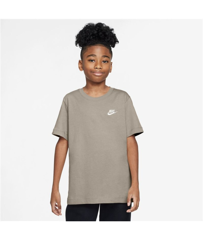 T-shirt Nike Sportswear pour enfant, marron