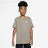 Camiseta infantil Nike Sportswear marrom