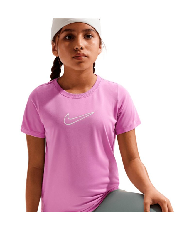 Camiseta Infantil Nike One Fitted Dri-Fit para...