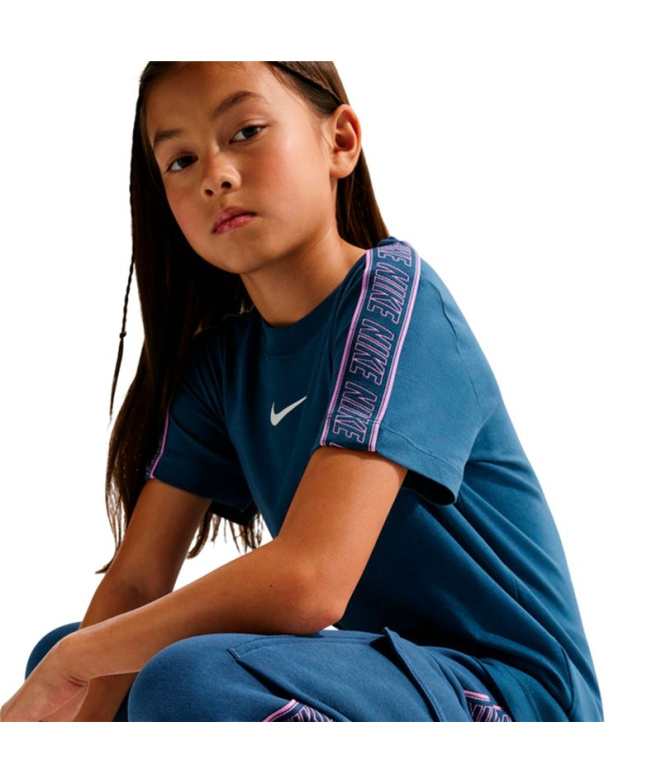 T-shirt Nike Sportswear Enfant bleu