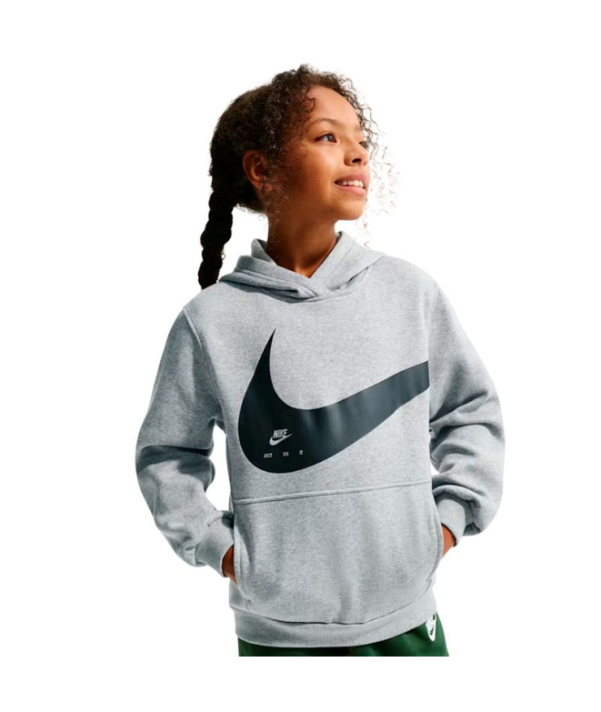 Sweat Nike Sportswear Club Enfant - Gris chiné...