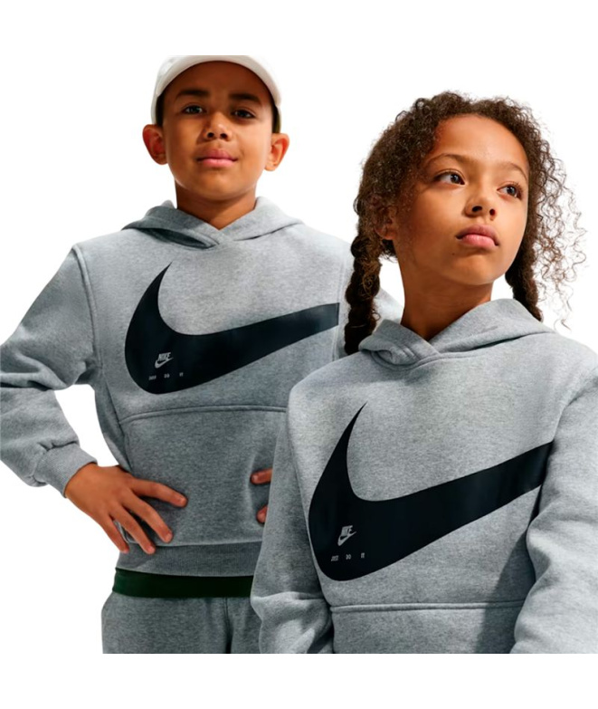 Sweat Nike Sportswear Club Enfant - Gris chiné...