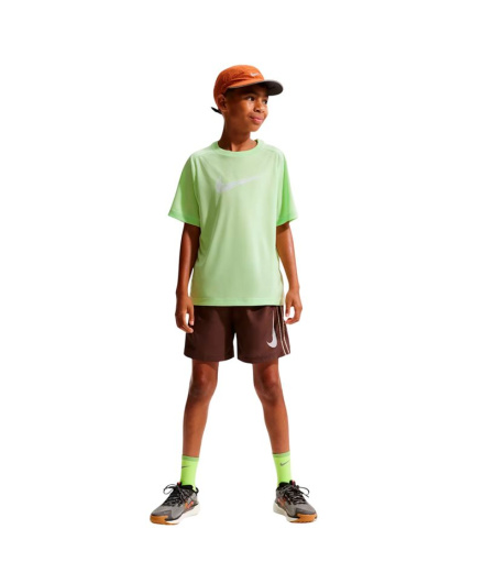 T-shirt Fitness Nike NK DF Multi SS HBR Enfant vert...