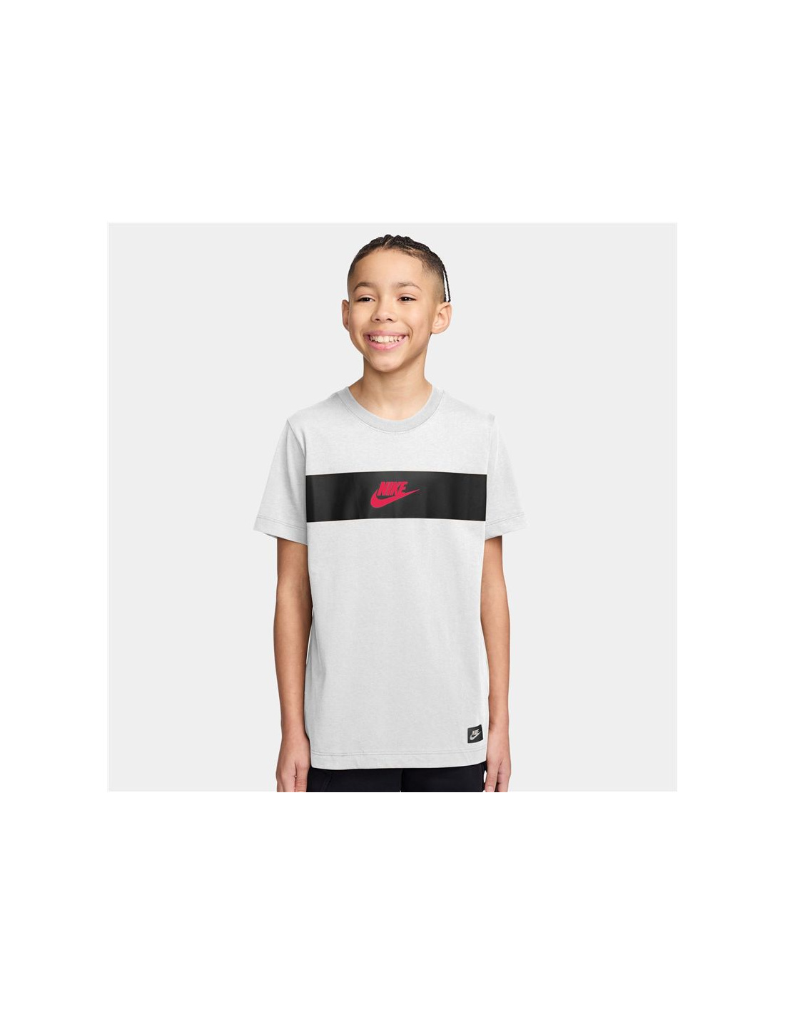 Nike Unissex Criança Multicolorido Camiseta Infantil Sportswear Branca