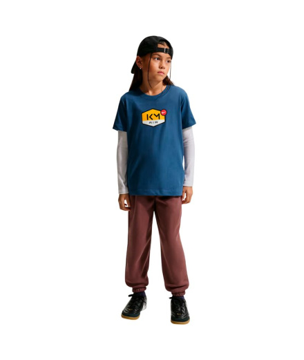 Camiseta de Fitness Nike Mbappé Dri-Fit Infantil Mystic Navy