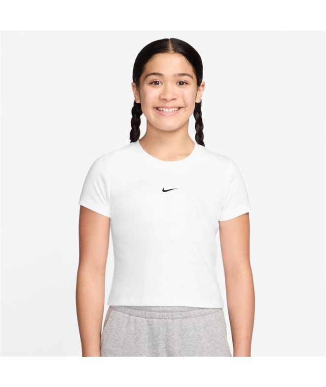 Camiseta Nike G Nsw Mod Crp Rib Slim Akf Niña...