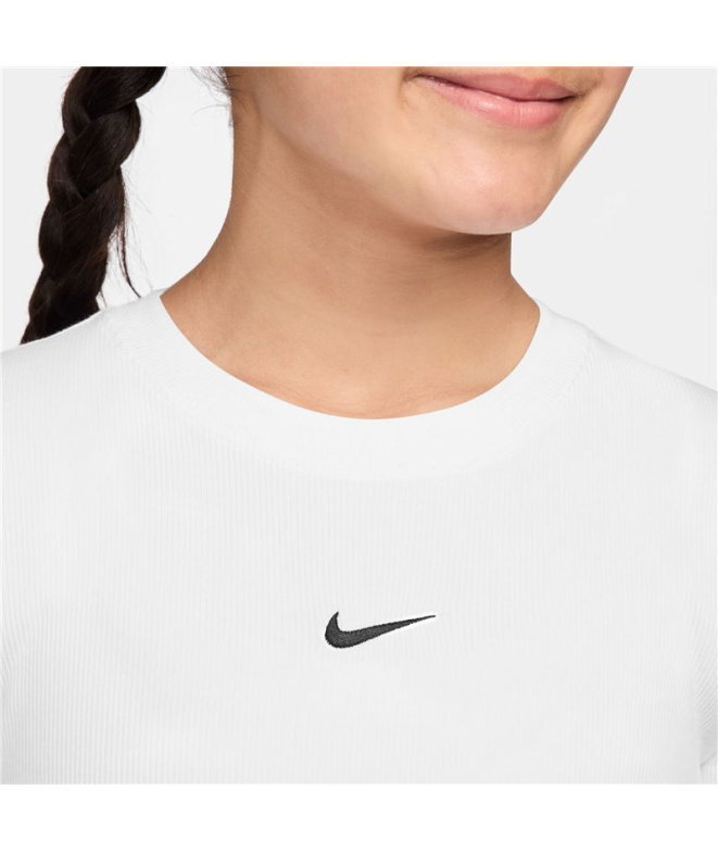 Camiseta Nike G Nsw Mod Crp Rib Slim Akf Niña...