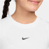 Camiseta Nike G Nsw Mod Crp Rib Slim Akf Niña Blanco