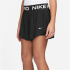 Calça Fitness Nike Pro Dri-Fit 2 em 1 Menina preta.