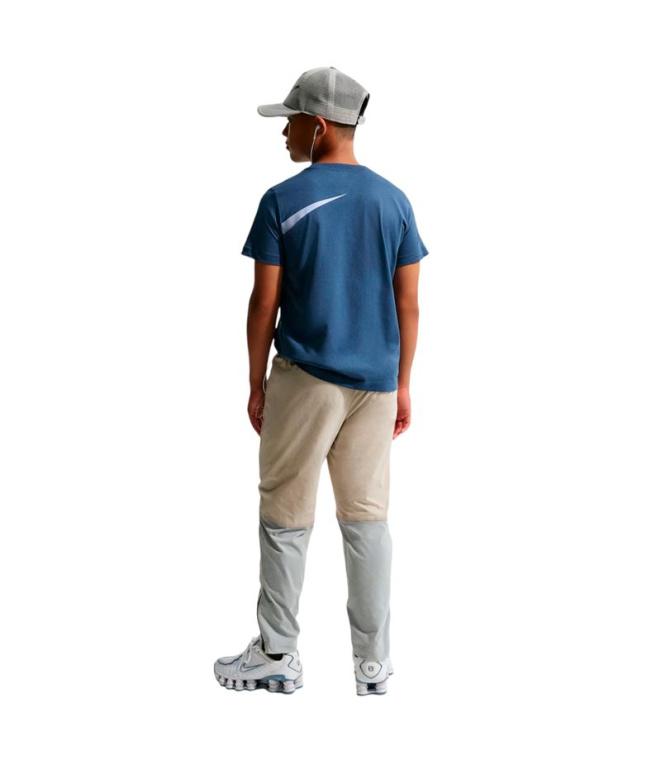 Camiseta Infantil Nike NSW Club Energy S26 azul