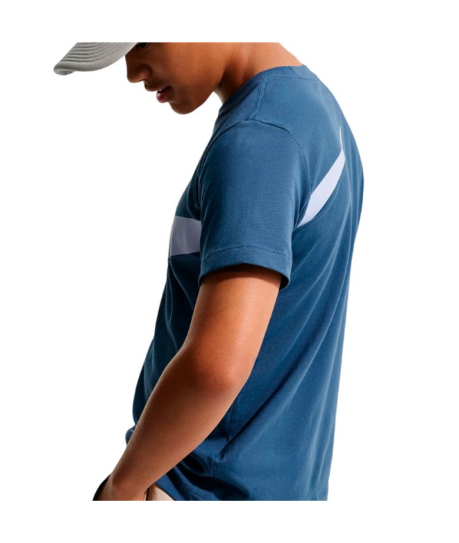 Camiseta Infantil Nike NSW Club Energy S26 azul