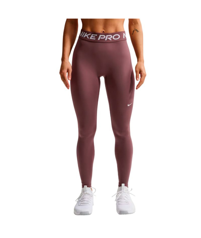 Collants Fitness Nike Pro mi-hauts Femme blancs