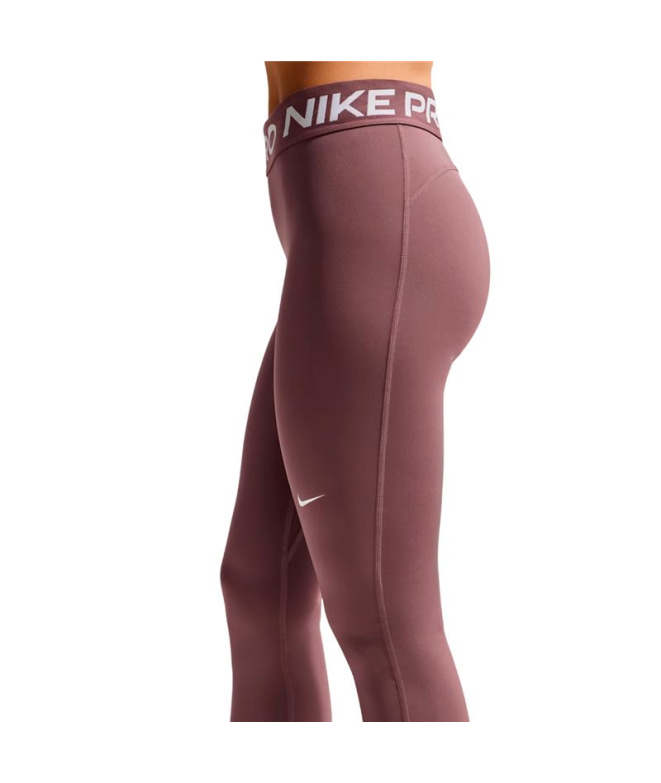 Collants Fitness Nike Pro mi-hauts Femme blancs