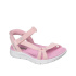 Skechers Go Walk Flex - Sandales pour Fille à enfiler, rose clair, en maille