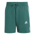 Calça adidas Essentials French Terry com 3 listras Homem verde