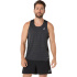 Camiseta Homem ASICS Road Singlet Running , preta.