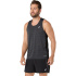Camiseta Homem ASICS Road Singlet Running , preta.