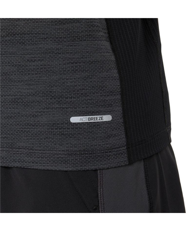 Camiseta Homem ASICS Road Singlet Running , preta.