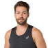Camiseta Homem ASICS Road Singlet Running , preta.