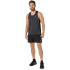 Camiseta Homem ASICS Road Singlet Running , preta.
