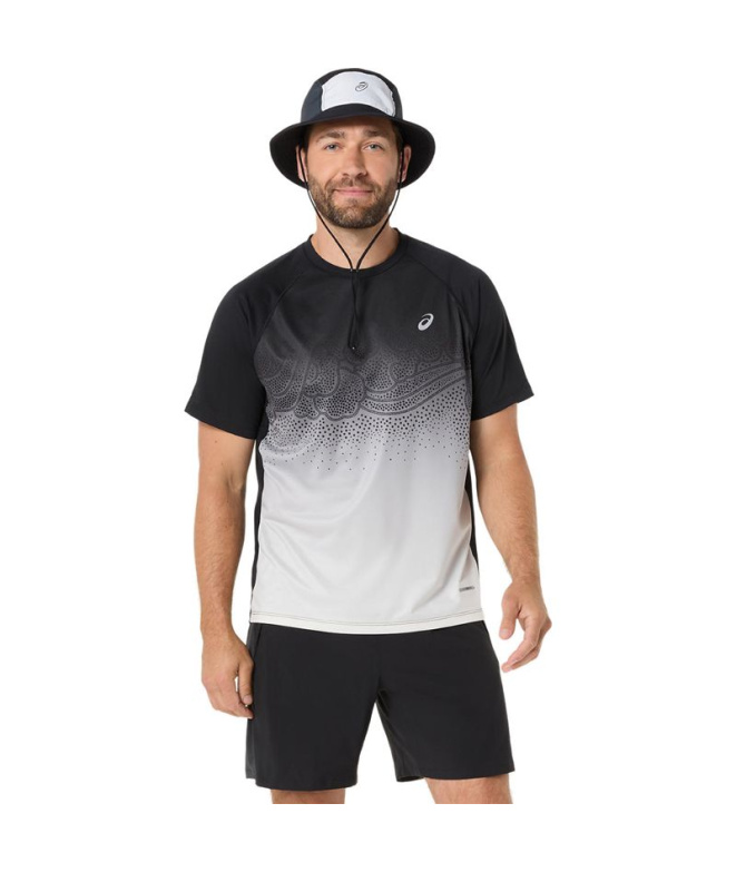 Camiseta Running ASICS Road Fade Ss Top Homem...