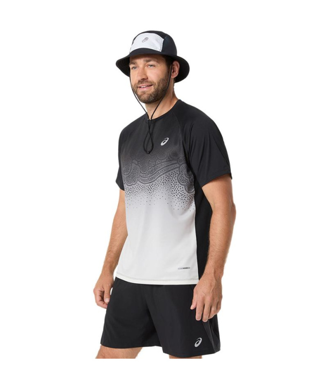 Camiseta Running ASICS Road Fade Ss Top Homem...