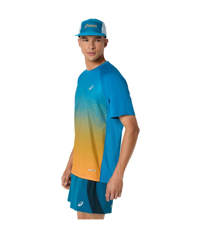 Camiseta Running ASICS Road Fade Homem Top...