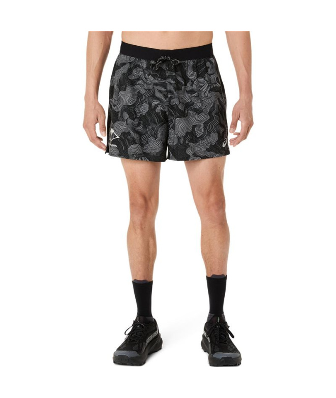 Calça curta Homem ASICS Fujitrail com estampa...
