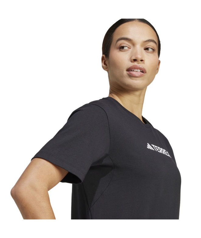 T-shirt Montagne adidas Tx Logo Femme noir
