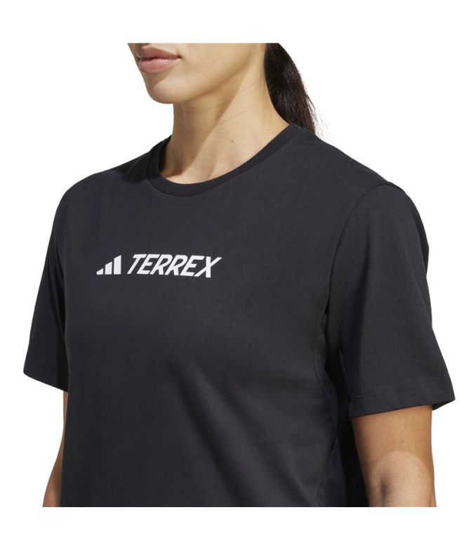 T-shirt Montagne adidas Tx Logo Femme noir
