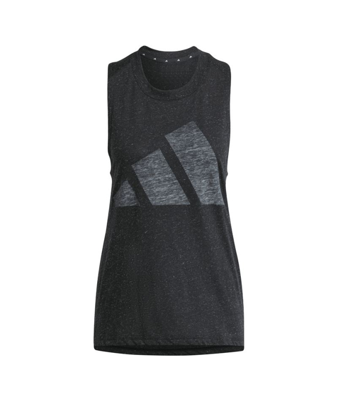 Camiseta adidas Winners Tk Mujer Negro/Blanco