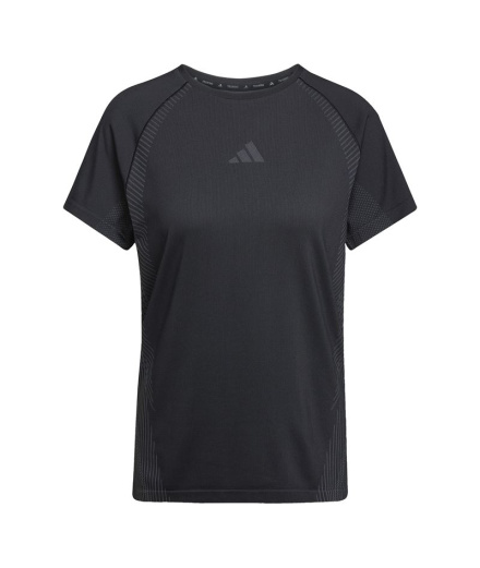 Camiseta de Fitness adidas Seamless Tshirt Mujer Negro