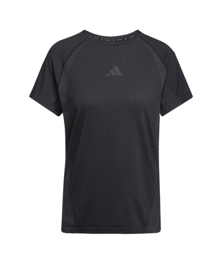 T- T-shirt Fitness sans coutures adidas Femme noir
