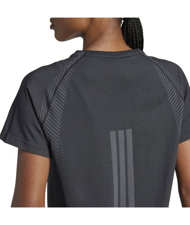 Camiseta adidas Seamless Fitness Mulher Preta