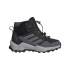 Sapatilhas Montanha Infantil adidas Terrex Ax4R Mid Sl, preto/verde/cinza.