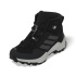 Sapatilhas Montanha Infantil adidas Terrex Ax4R Mid Sl, preto/verde/cinza.