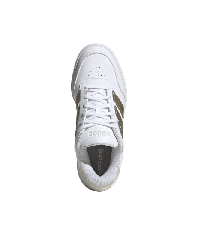 Chaussures blanches adidas Courtblock Bold Femme