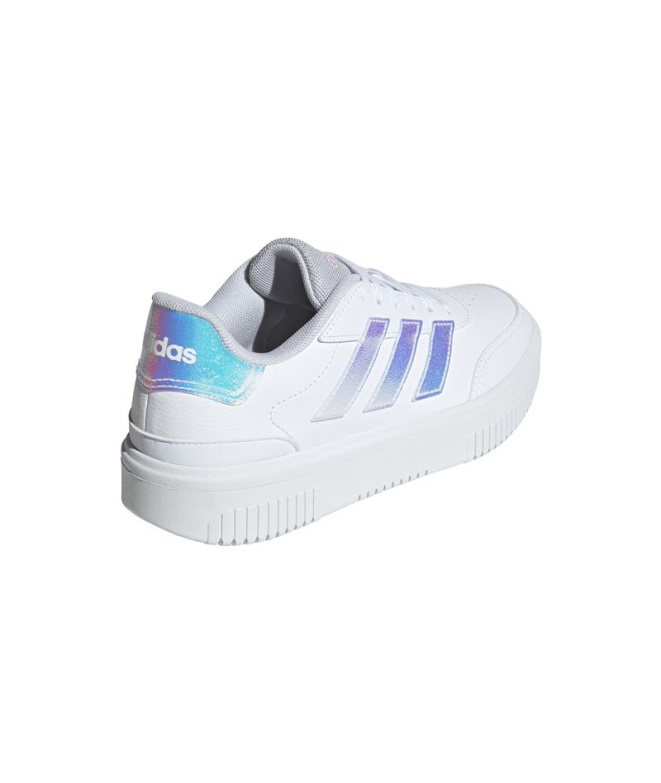Chaussures blanches adidas Courtblock Bold Femme