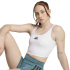 T-shirt Tirantes de Fitness adidas Optime Bra Tank Femme Blanc