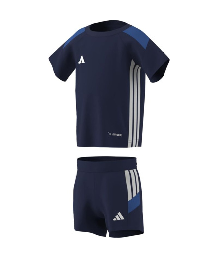 Conjunto Futebol Set adidas Tiro ES Infantil azul...