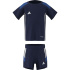 Conjunto Futebol Set adidas Tiro ES Infantil azul escuro/Reabri/branco