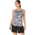 T-shirt Trail beige ASICS Fujitrail Femme