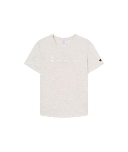 T-shirt courtes Champion pour Femme , gris